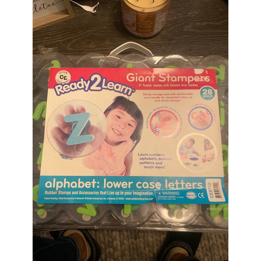 Giant alphabet stampers lower case